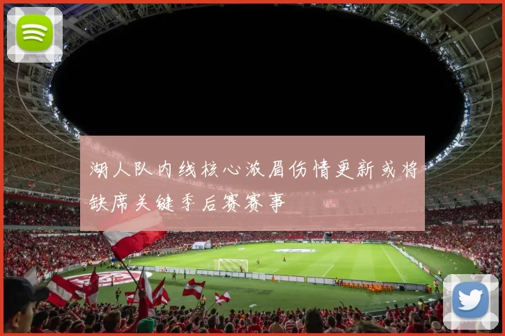 湖人队内线核心浓眉伤情更新或将缺席关键季后赛赛事